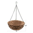 Mainstays 14inch Metal Hanging Plant Basket with CocoFiber Liner