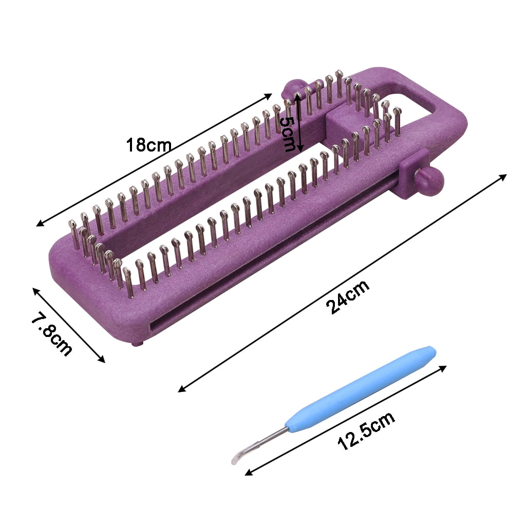 Adjustable Sock Loom Knitting Socks Scarf Hat DIY Hand Craft Tool Plastic