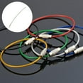 thumbnail image 4 of Cable de ambre coloreado de 15 cm, acero inoxidable Zulema Cable de llavero de alambre, 4 of 7