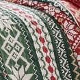thumbnail image 3 of Juego de ropa de cama Benzara Queen Quilt, 173 x 224 cm, estampado invernal, 3 of 6