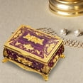 thumbnail image 6 of Milageto Enameled Jewelry Box Desktop Trinket Box for Ear Studs Rings Home Decoration, 6 of 7