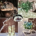 thumbnail image 5 of AWLYLNLL 20 Pack Led Fairy Lights Battery Operated String Lights Waterproof Silver Wire 7 Feet 20 Led Firefly Starry Moon Lights for DIY Wedding Party Bedroom Patio Christmas (20 Pack, Warm White), 5 of 7