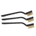 thumbnail image 2 of 3pcs Laiton Ensemble de Brosses Poils Brosse de Nettoyage de Fil à Portée de Main, 2 of 6