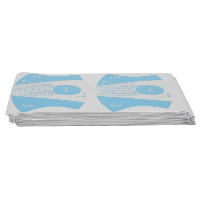 Guía de extensión de Nail Art, 100 piezas Nail Art Form Nail Extension Form Nail Forms Máxima confiabilidad