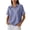 Purple, variant on Otntypg Women's Quarter Zip Short Sleeve Tops Lightweight Casual Waffle Knit Collared Golf Shirts Loose Fit Dressy Textured Pullover Blouse