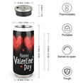 thumbnail image 2 of Happy Valentine's Day Red Heart Coffee Tavel Tumblers with Lid and Straw Stainless Steel Vacuum Insulated Mug Wine Glasses Tea Cup for Hot and Cold 500ml, 2 of 8