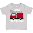 thumbnail image 3 of Inktastic Red Fire Little Firefighter White Text Boys or Girls Toddler T-Shirt, 3 of 5