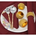 thumbnail image 2 of Rangeene Handmade Bohemian Finely Beaded Napkin Rings Set Gold Set of 4, 2 of 5