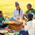 thumbnail image 6 of Musical Note Canvas Beach Blanket - Extra Large Picnic Mat for Outdoor Family Gatherings, Beach Trips, and Camping - Waterproof and Sand - Durable and Easy to Clean - 200x150cm, 6 of 6