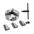 thumbnail image 2 of Self Centering Lathe Chuck Metal 3 Jaw Accessory Replacement Part Set Kit with WrenchK11-250, 2 of 10