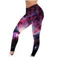 thumbnail image 6 of SELONE Leggings for Women Plus Size Mid Waist Gym Leggings Elastic Waist Full Length Summer Pants Curvy Slim Casual Long Vacation Pants Pull on Yoga Lightweight Multicolor M Breathable Beach Pants, 6 of 7