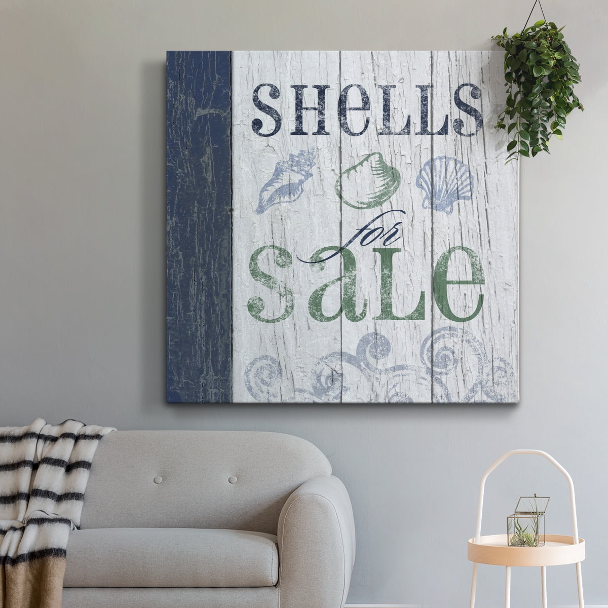 Wexford Home Beach Sign II-Premium Gallery Wrapped Canvas, 40" x 40" - Ready to Hang