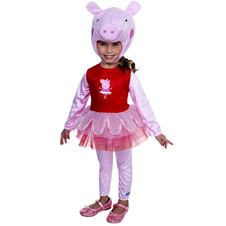 Peppa Pig Ballerina Costume Girls Toddler Kids size 2T Licensed Outfit