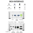 thumbnail image 5 of GMKtec G10 Mini PC, AMD Ryzen 5 3500U, 16GB RAM 512GB SSD, Mini Desktop Computers, WiFi5, BT5, Office Home Business HTPC, Triple 4K Display, 5 of 10