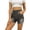 Gray plus size ripped denim shorts a1, variant on Cagogo Women Plus Size Ripped Distressed High Waisted Shorts Casual Loose Denim Jean Shorts for Summer Beach Outing Fashion Clothes, Light Blue L