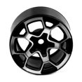 thumbnail image 4 of Juego de 4 llantas de metal Yashi 110 mm para coche RC Crawler Axial SCX10 TRX 1/10 color negro, 4 of 5