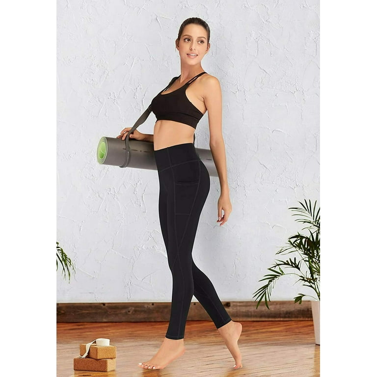 2 Pack Heathyoga High Waisted Yoga Leggings Pants for Women with Pockets