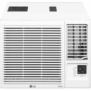 LG 7,600 BTU 115-Volt Window Air Conditioner with Cool, Heat and Wi-Fi Control in White, LW8023HRSM