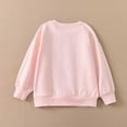 thumbnail image 4 of Teen Sweatshirt Long Sleeve Pink Sweatshirt Girls Crew Neck Cute Pullover Relaxed Fit Tops Warm Fall Winter Clothes Clothes for Kids 11-12 Years, 4 of 4