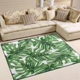 thumbnail image 2 of Coolnut Tropical Palm Leaves Non-Slip Runner Rug Washable Soft Absorbent Living Room Rugs for Bedroom 80x58 Inches Home Decor, 2 of 7