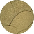 thumbnail image 1 of Ahgly Company Tapis Rond Lavable en Machine Intérieur Transitionnel GoldenRod Or, 6 Pieds Rond, 1 of 7
