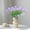 Purple, variant on Artificial Blue Orchid Flowers, 7-Stem Fake Floral Arrangement, Plastic Simulation Plants, Home Table Centerpiece, No Maintenance Decor for Indoor Outdoor