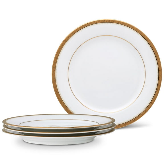 Noritake Charlotta Gold Set of 4 Salad Plates