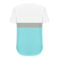 thumbnail image 5 of Sweet Home Farm V Neck T Shirts for Women Shirt Short Sleeve Formal Casual Spring Summer Clothing Flowing Creases Front Short Sleeve Shirts for Women Sky Blue, 5 of 5