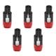 thumbnail image 3 of 5pcs Conectores 4 Polos Con para NL4FC NL4FX NLT4X () Rojo, 3 of 4