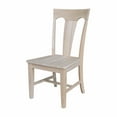 thumbnail image 2 of International Concepts Set of Two Solid Wood Elle Chairs in Unfinished, 2 of 9