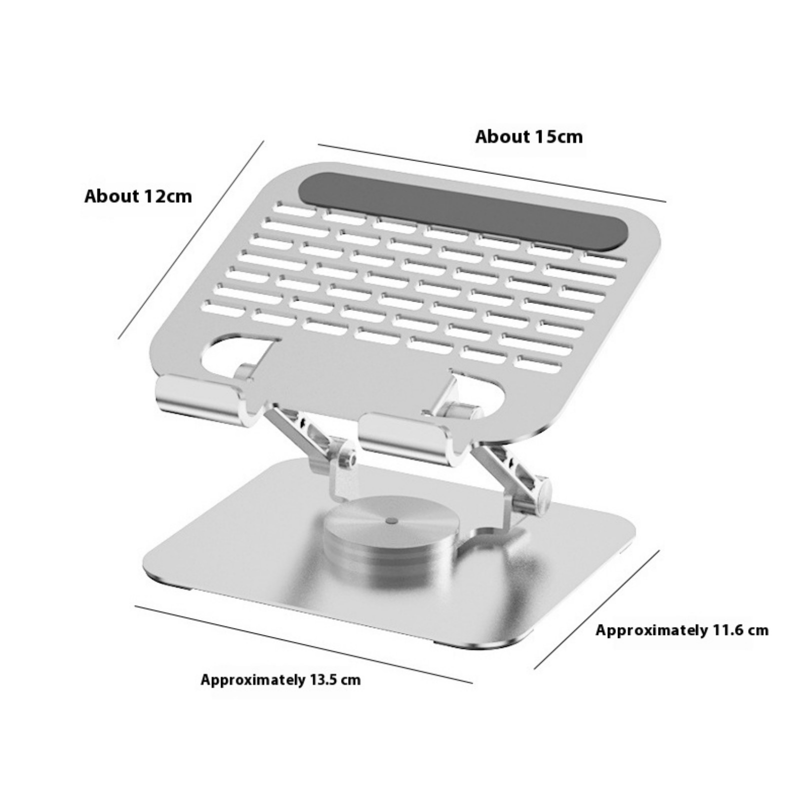 Adjustable Laptop Stand for Desk Metal Foldable Laptop Stand Portable Holder Mount Cooling Computer Notebook