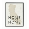 thumbnail image 2 of Stupell  Home Sweet Home California Typography Framed Giclee Texturized Art 11 x 14, 2 of 4