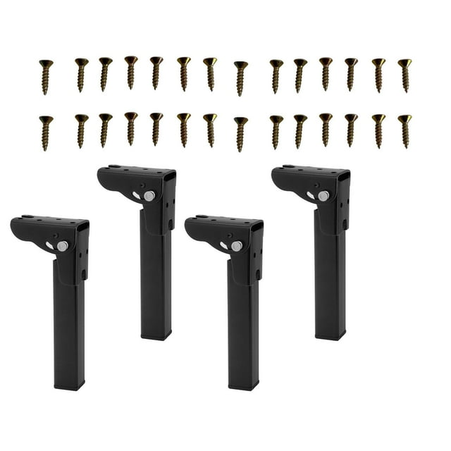 4 patas de mesa plegables para muebles, patas de repuesto para mesa de centro DIY 250MM