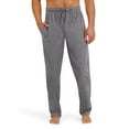 thumbnail image 4 of Hanes Men's Cozy Microfleece Pajama Sleep Pants, 2-Pack, Sizes S-2XL, 4 of 9