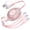 Pink, variant on Bravoul 100W Multi Charging Cable 5 in 1 Retractable Fast Charging Cable with Type C/Lightning/Micro USB Ports for Multiple Devices (Pink)