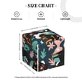 thumbnail image 4 of KLL Rottweiler Print Tissue Box Cover,Leather Tissue Holder Square Facial Tissue Case Facial Paper Organizer Dispenser for Bathroom, Vanity Countertop, 4 of 7