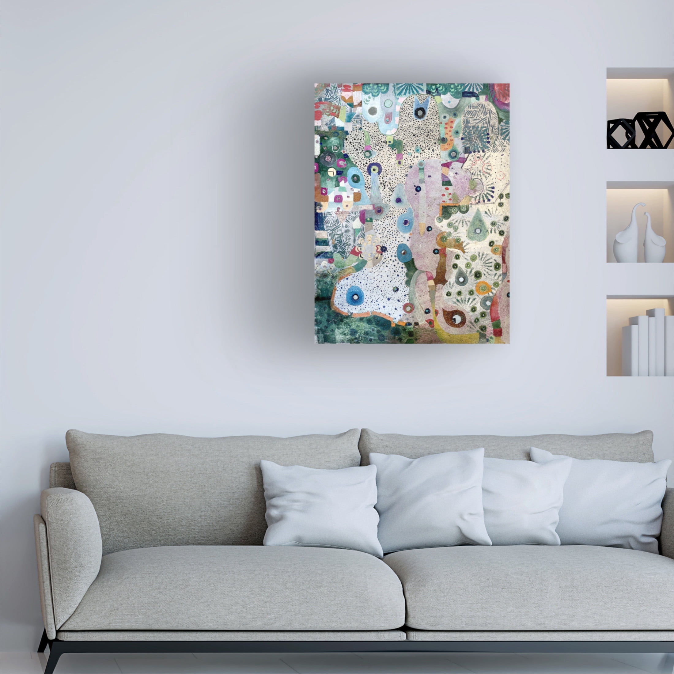 Trademark Fine Art Alise Loebelsohn Mirrors and Space Canvas Wall Art