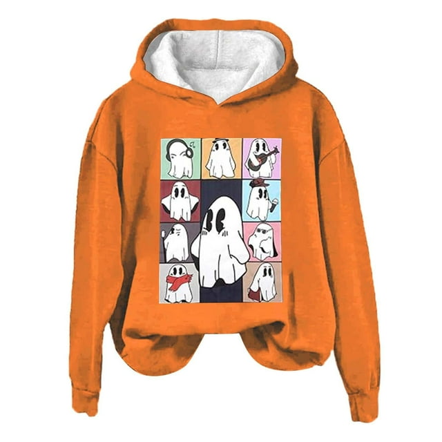 WEAIXIMIUNG Sweatshirts à Col Rond Femmes Mignons Hoodies pour Femmes Graphiques Amusants Sweatshirts à Capuche Surdimensionnés Coupe Ample Décontractée Pulls