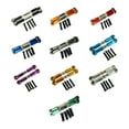 thumbnail image 2 of Xingzhi Aluminum Alloy Front Rear Servo Link For 1/18 Hobbico Dromida Better Control silver 1Set, 2 of 6