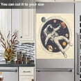 thumbnail image 3 of Yayeee Magnetic Dishwasher Cover for The Front Decoration Home Kitchen Machine Sticker Protector, Astronaut Floating, 3 of 6