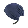 thumbnail image 1 of Slouchy Beanie Sleep Hat Adjustable Soft Skull Night Caps Satin Lined Bonnet Hair Cover, 1 of 5