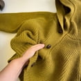 thumbnail image 6 of Baby Girls Open Front Hoodie Cardigan Long Sleeve Casual Oversized Sweatshirt Kids Winter Clothes Thick Chunky Sweater Coats, 6 of 9