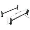 thumbnail image 2 of KFFKFF Van Roof Ladder Rack, 2-Bar Alloy Steel Roof Rack, 500 lbs Load Capacity, Adjustable Length 35.8"-52.4", Compatible with Chevrolet Express, GMC Savana, and Similar Models, 2 of 9