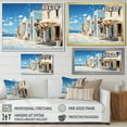 thumbnail image 4 of Designart "Greek Azure Street" Greece Floater Framed Wall Art Prints, 4 of 5