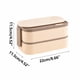 thumbnail image 2 of Acero inoxidable Bento Box japonés, Contenedor portátil de 2 capas, Microondas y refrigerador, Estilo moderno, Para oficina/viaje, Termo alimentario, Desayuno saludable, Contenedor de comida para, 2 of 6