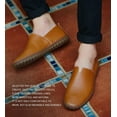 thumbnail image 7 of Genuine Leather Loafer Shoes Slip On Soft Walking Driving Shoes, 7 of 7