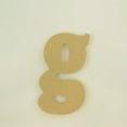 thumbnail image 2 of Package of 1, 8 Inch X 3/4" Thickness MDF Letter g in The Goudy Heavy Font, Thick, Lower Case for Art & Craft Project, Made in USA, 2 of 4