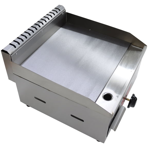 Stainless Steel Commercial Gas Griddle Flat Top Grill Countertop Pancake Steak Cooking Machine