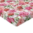 thumbnail image 2 of Ambesonne Shabby Flora Fitted Sheet 2 Pcs Set, Spring Garden Roses, King, Pale Pink Hot Pink, 2 of 3