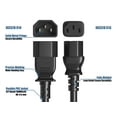 thumbnail image 4 of Cable Leader 25 ft 16 AWG Computer Power Extension Cord IEC320 C13 to IEC320 C14, 4 of 4